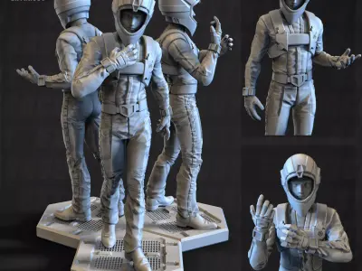 Macaroni 2 Pilot 100mm and 32mm  3D print model