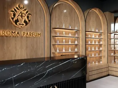 PERFUME SHOP 3D SCENE 3D model