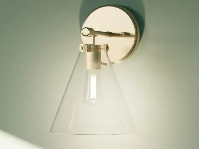 Classic Scone Wall Light 3D model