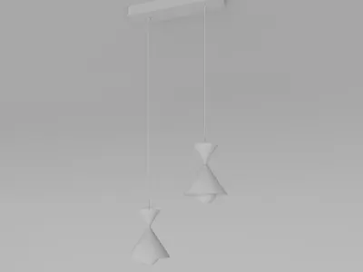 Pendant light  01 3D model