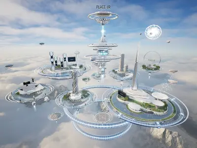 MetaPlanet City 3D model