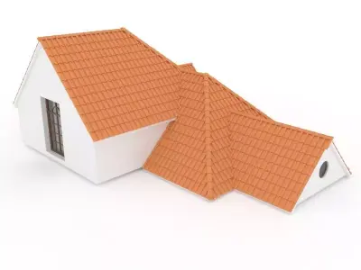 Realistic Roof Shingles 7 3D model