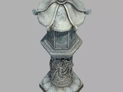 Building Components - Stone Light 064 3D model