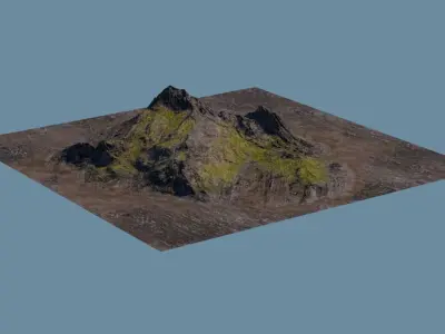 TERRAFORM Coastal 08 Low-poly 3D model