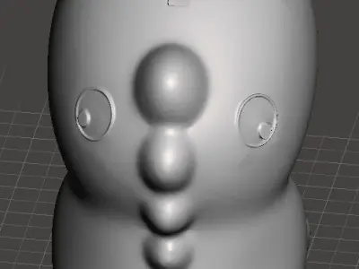 Big nose dino 3 types 3D print model