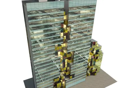 Office Building A 3D model