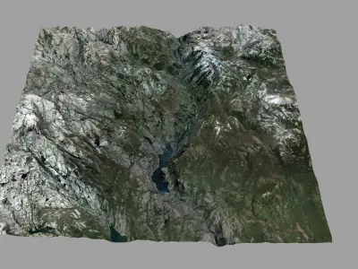 Yosemite National Park 3D model