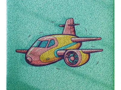 Kids Carpet Set 45 3D model