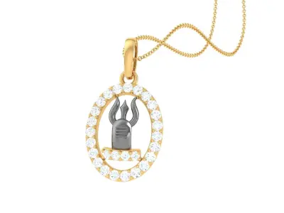 Spiritual Siva Pendant 3D print model