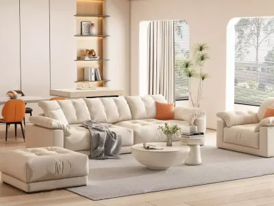 modern sofa chair  3D model