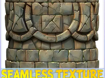 Stylized Wall Seamless Texture Texture 7
