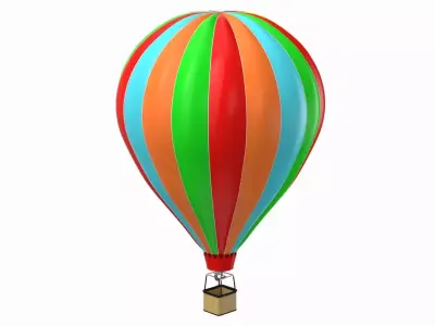 Hot Air Balloon Collection 3D Model Pack