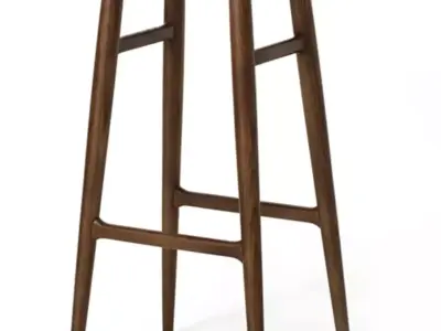 Freja Bar Stool SH750 Leather Seat Free 3D model