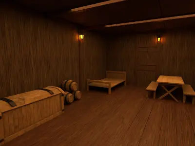 Medieval Fantasy House 02 3D model