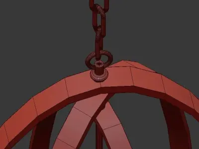 LUNA chandelier 3D model purchase