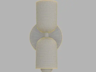 Ceramic Up Down Sconce 3D model
