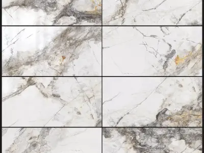 Yurtbay Seramik Invisible Marble Grey 300x600 Set 2 3D model