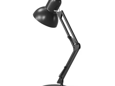Retro Desk Lamp 3D model