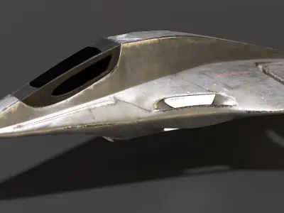 Devore shuttle Low-poly 3D model