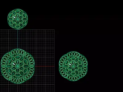Pendant Set 50 3D print model