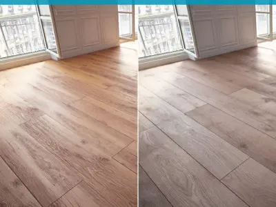 Parquet Floors  WITHOUT PLUGINS 3D model