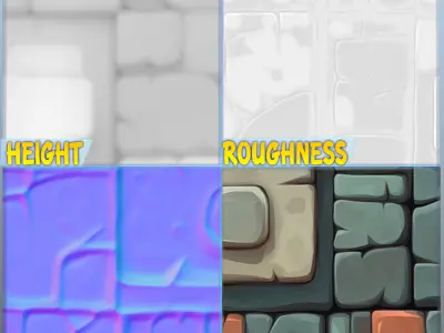 Stylized Wall Seamless Texture Texture 66