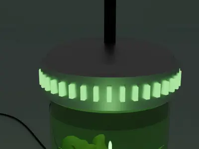 Cryo Clone Containment Pod Sci-Fi Horror Asset Low-poly 3D model