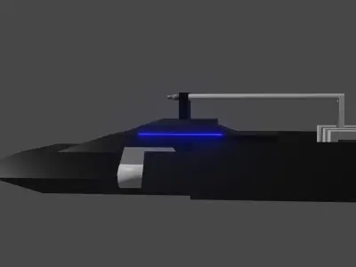 Little spaceship 3D model