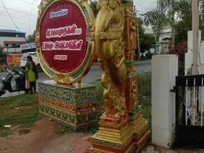 madurai marriage hall yali statue in  statues photogrammetry 3D model