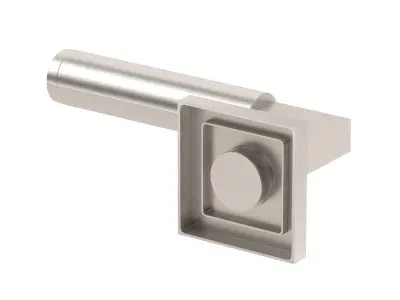 Eurospec Fagus Square Mitred Stainless Steel Door Handle 3D model