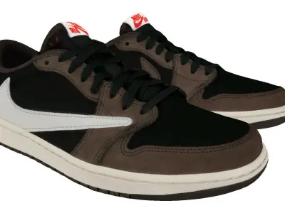 Air jordan 1 X Travis scott low OG TS SP 3D model
