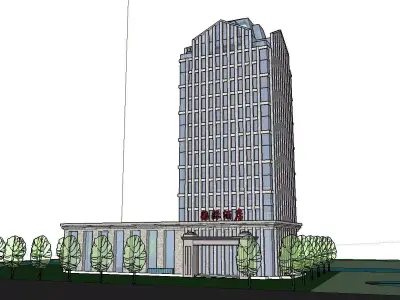 vacation spot-Resort-Fashion Leisure Hotel-0245 3D model