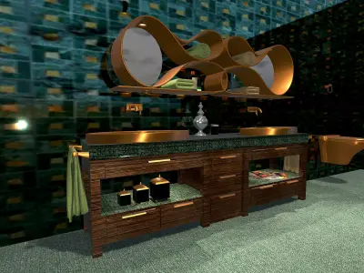 salle de bain Free 3D model