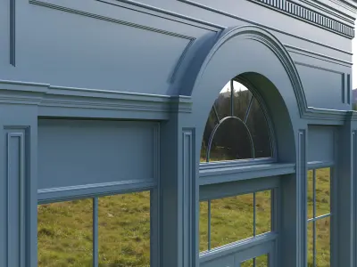 front cafe coffee shop 3D model - 3 3D model