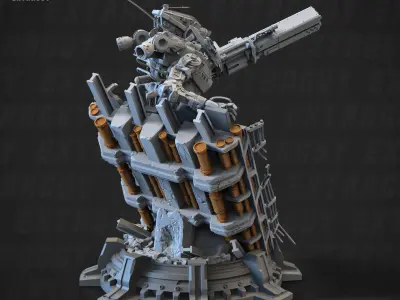 Titan Walker Static 100mm 3D print model
