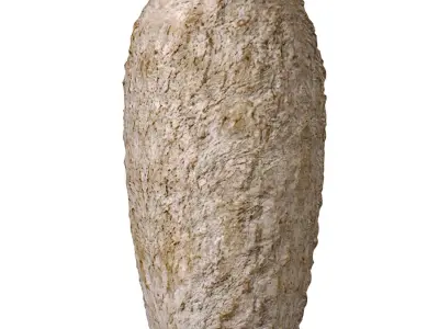 ROHLD Rustic Aged Provence Country Nightstand Table Lamp 3D model