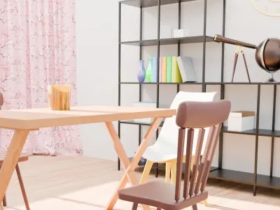 Living Room 3D model 3D model 2