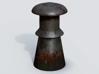 Roof Vent 20 Low-poly 3D model