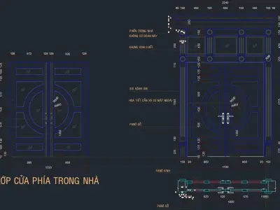 A Door front 3D model