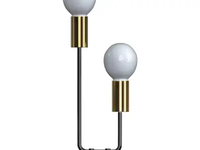 beside lamp 10 3D model