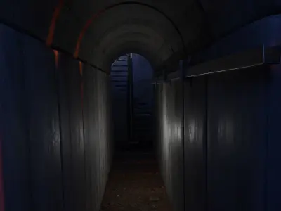 Terror tunnel 3D model