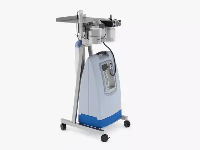 Medical Oxygen Tank 3D model