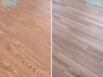 Parquet - Laminate - Wooden floor 2 in 1 Low-poly 3D model 3