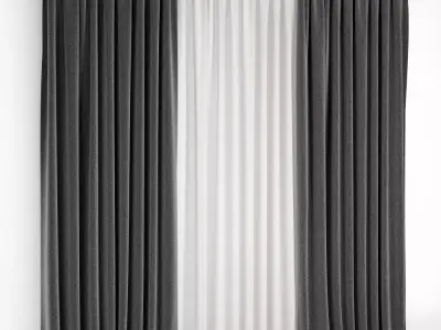 Curtain 76 3D model purchase
