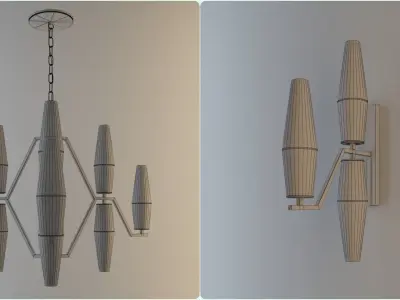 FRIDA PINK LIGHT  3D model