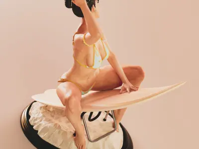 Chun-Li Surf 3D print model