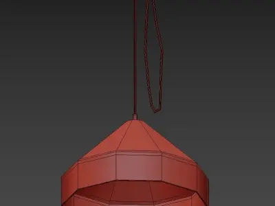 Lloop lamp messing 3D model