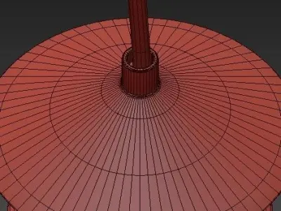 Bright Beads Wooden Lamps by Marz Designs 3D model