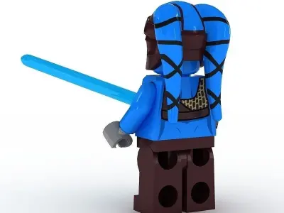 LEGO Minfigure Aayala Secura 3D model