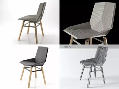 Green Chair 3D model